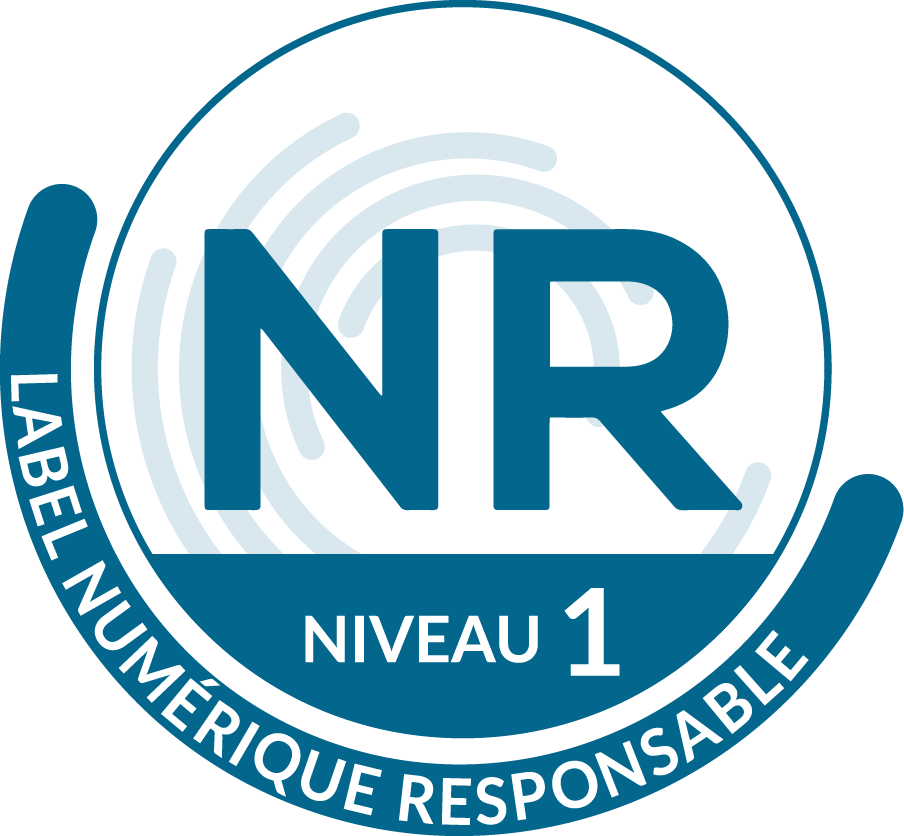 Logo du label Numérique Responsable - Niveau 1