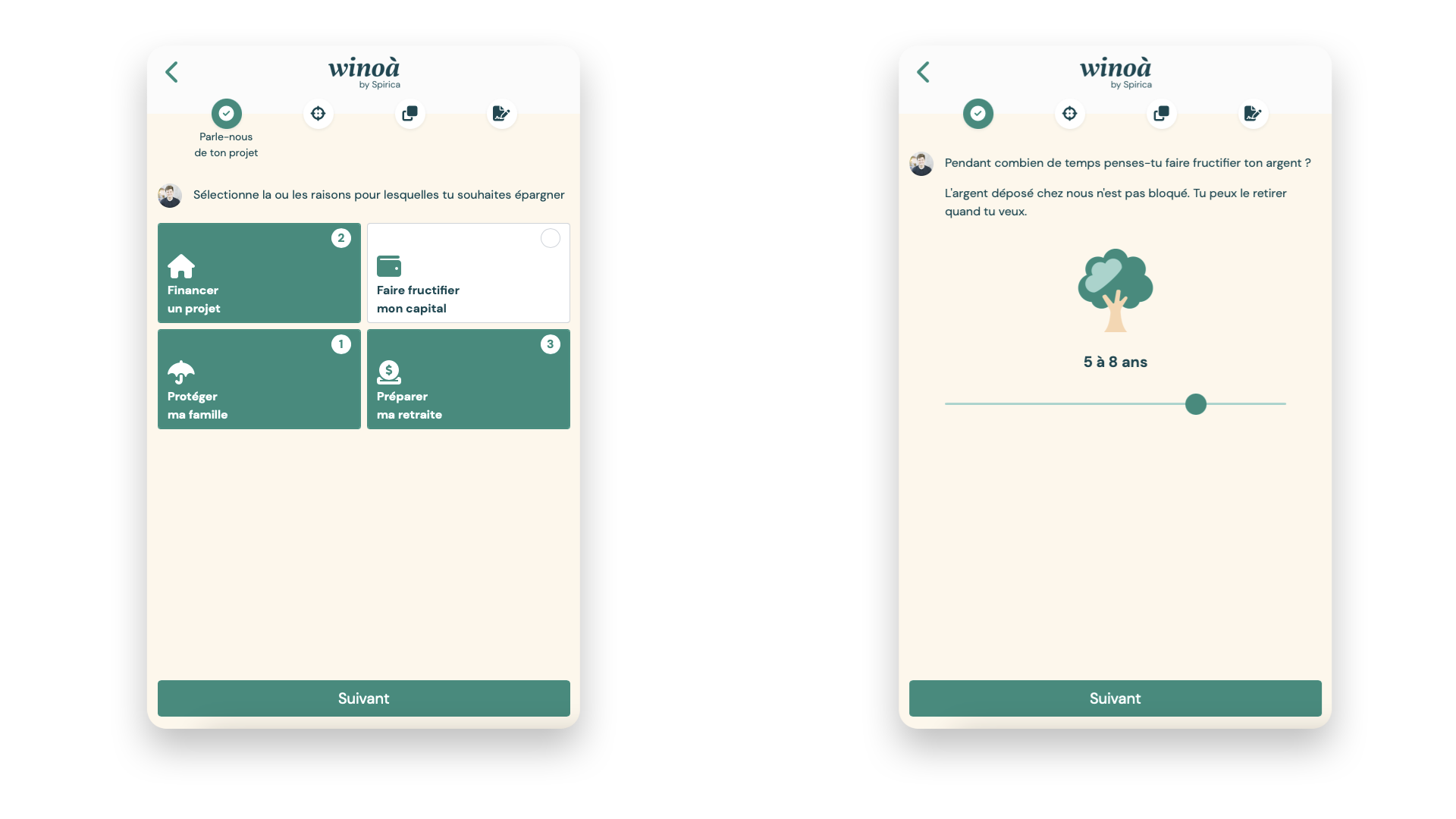 Capture d'écran de l'application