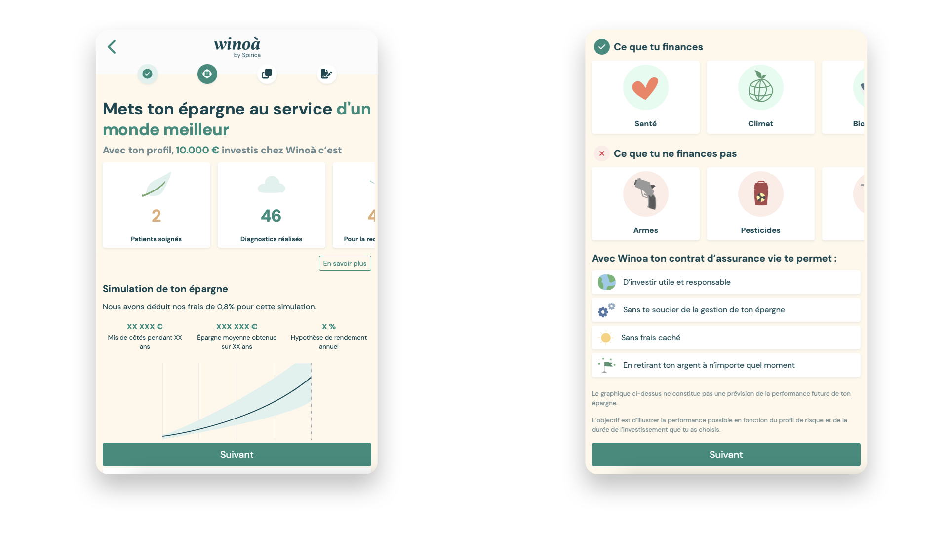 Capture d'écran de l'application